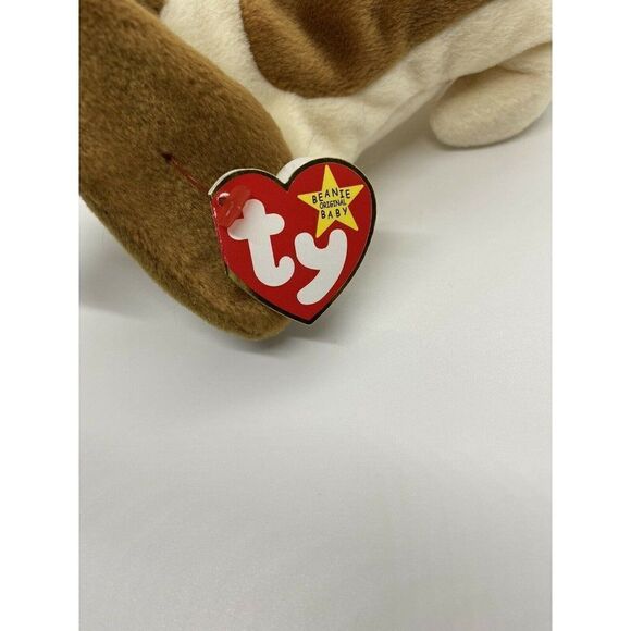 Ty IDA -Brown/Tan/White 6” Beanie Baby Hedgehog! * - Picture 10 of 10